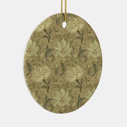 William Morris Windrush Wallpaper Pattern Keramisch Ornament (Rechts)
