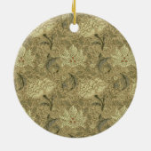 William Morris Windrush Wallpaper Pattern Keramisch Ornament (Achterkant)