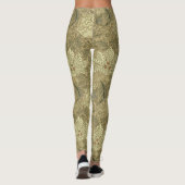 William Morris Windrush Wallpaper Pattern Leggings (Achterkant)