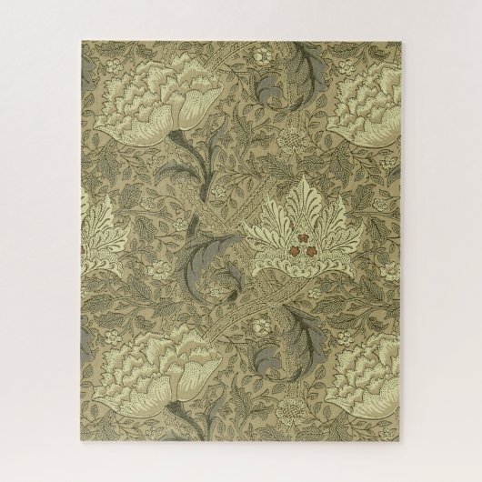 William Morris Windrush Wallpaper Pattern Legpuzzel (Verticaal)