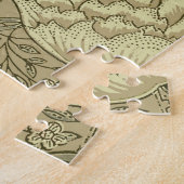 William Morris Windrush Wallpaper Pattern Legpuzzel (Zijkant)