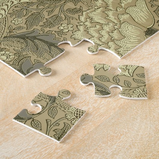 William Morris Windrush Wallpaper Pattern Legpuzzel (Zijkant)