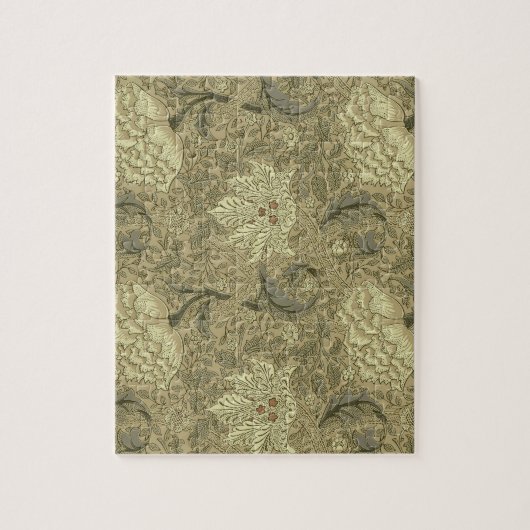 William Morris Windrush Wallpaper Pattern Legpuzzel (Verticaal)