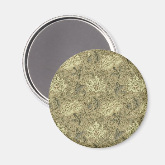 William Morris Windrush Wallpaper Pattern Magneet (Voorkant / Achterkant)