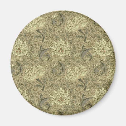 William Morris Windrush Wallpaper Pattern Magneet (Voorkant)
