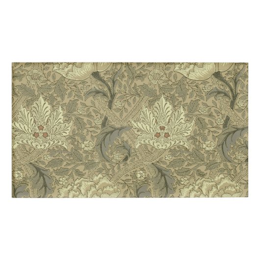 William Morris Windrush Wallpaper Pattern Naambadge (Voorkant)
