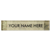 William Morris Windrush Wallpaper Pattern Naambordje (Voorkant)