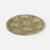 William Morris Windrush Wallpaper Pattern Papieren Bordje (Gekanteld)