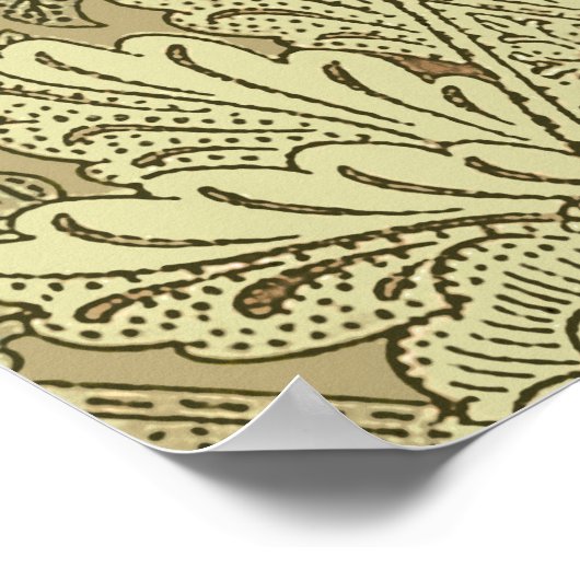 William Morris Windrush Wallpaper Pattern Poster (Hoek)