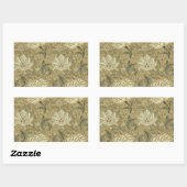 William Morris Windrush Wallpaper Pattern Rechthoekige Sticker (Vel)