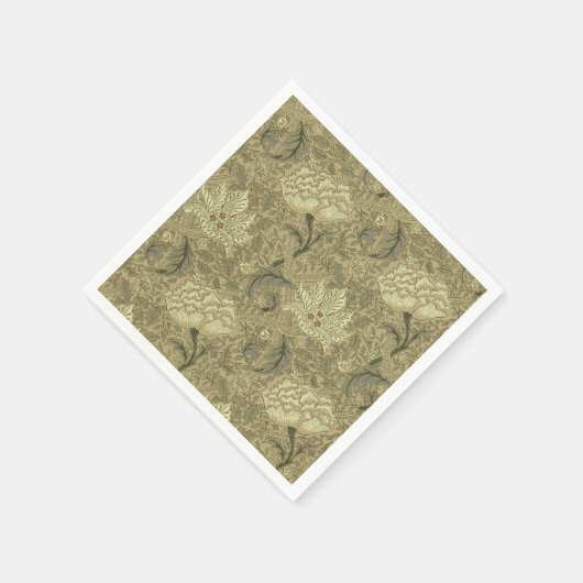 William Morris Windrush Wallpaper Pattern Servet (Hoek)