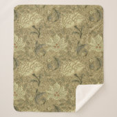 William Morris Windrush Wallpaper Pattern Sherpa Deken (Voorkant)