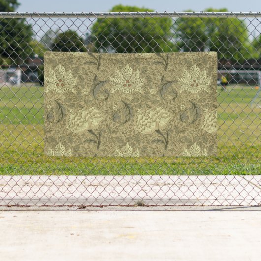 William Morris Windrush Wallpaper Pattern Spandoek (Insitu)