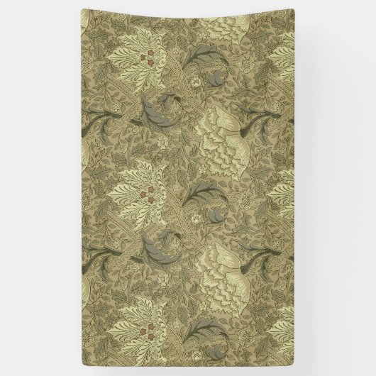 William Morris Windrush Wallpaper Pattern Spandoek (Verticaal)