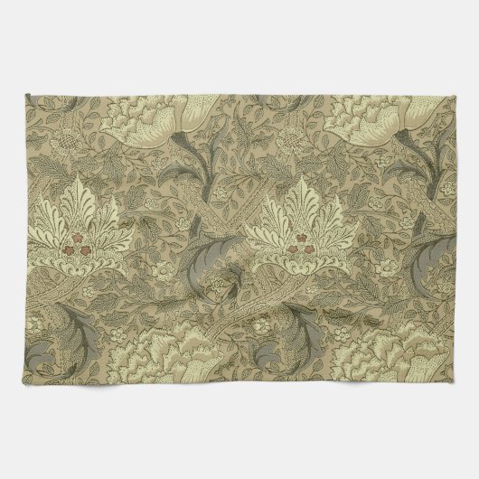 William Morris Windrush Wallpaper Pattern Theedoek (Horizontaal)
