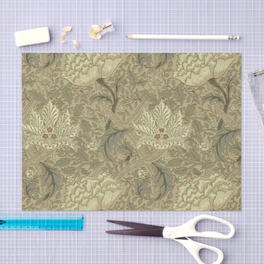 William Morris Windrush Wallpaper Pattern Tissuepapier (Craft)