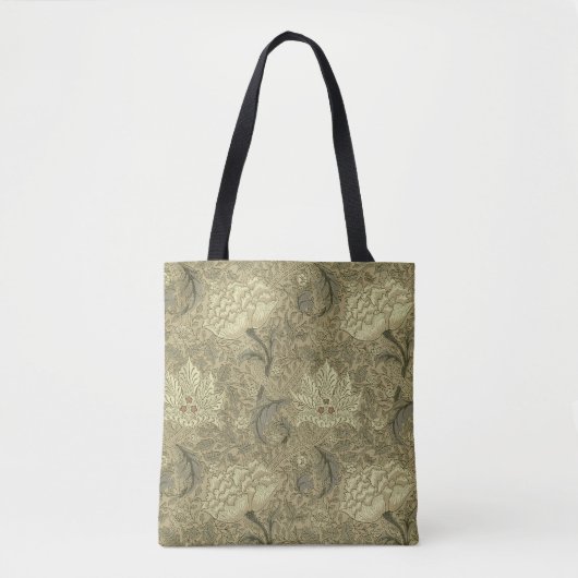William Morris Windrush Wallpaper Pattern Tote Bag (Voorkant)