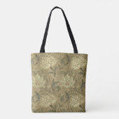 William Morris Windrush Wallpaper Pattern Tote Bag (Achterkant)