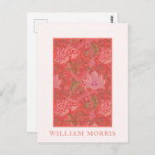 William Morris, Winrush: Rood, Sinaasappel & Roze  Briefkaart (Voorkant / Achterkant)