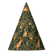 William Morris Woodland Floral Rabbits Christmas Feesthoedjes (Achterkant)