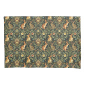 William Morris Woodland Floral Rabbits Christmas Kussensloop (Voorkant)