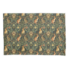 William Morris Woodland Floral Rabbits Christmas Kussensloop