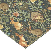 William Morris Woodland Floral Rabbits Christmas Lange Tafelloper (Hoek)