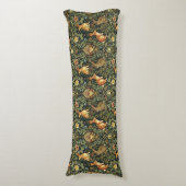 William Morris Woodland Floral Rabbits Christmas Lichaamskussen (Voorkant Verticaal)