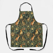 William Morris Woodland Floral Rabbits Christmas Schort (Voorkant)