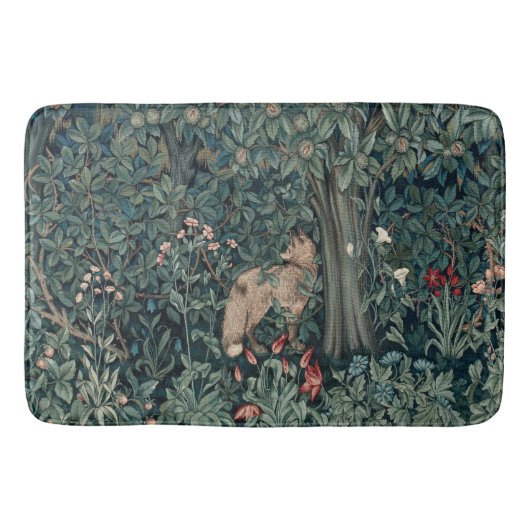 William Morris Woodland Tapestry Fox Badmat (Voorkant)