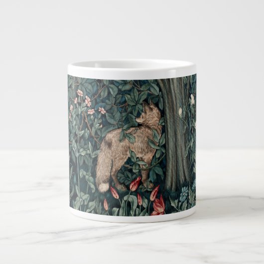 William Morris Woodland Tapestry Fox Grote Koffiekop (Voorkant)