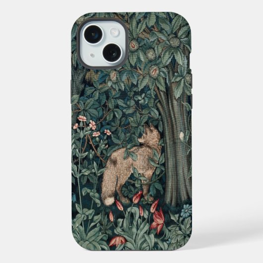 William Morris Woodland Tapestry Fox iPhone Hoesje (Achterkant)
