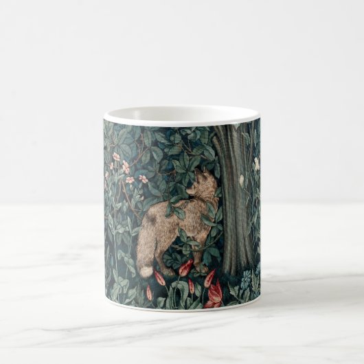 William Morris Woodland Tapestry Fox Koffiemok (Center)