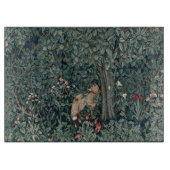 William Morris Woodland Tapestry Fox Snijplank (Voorkant)