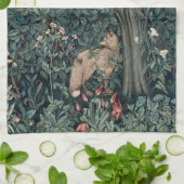 William Morris Woodland Tapestry Fox Theedoek (Gevouwen)
