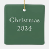 William Morris Woodland Tapestry Konijnen Keramisch Ornament (Achterkant)