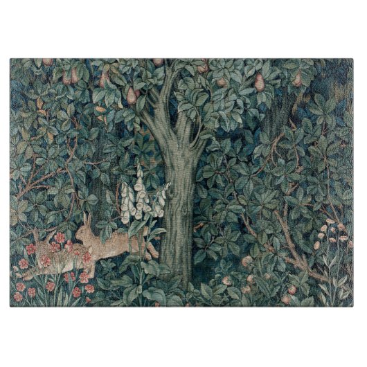 William Morris Woodland Tapestry Konijnen Snijplank (Voorkant)