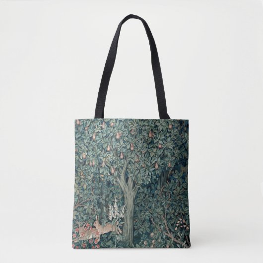 William Morris Woodland Tapestry Konijnen Tote Bag (Voorkant)