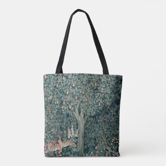 William Morris Woodland Tapestry Konijnen Tote Bag (Achterkant)