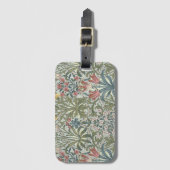 William Morris Woodland Weeds Bagagelabel (Voorkant (verticaal))