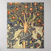 William Morris Woodpecker Pattern Poster (Voorkant)