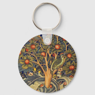 William Morris Woodpecker Pre-Raphaelite Sleutelhanger