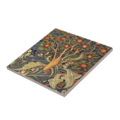 William Morris Woodpecker Pre-Raphaelite Tegeltje (Zijkant)