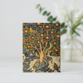 William Morris Woodpecker Tapestry Arts & Crafts Briefkaart (Staand voorkant)