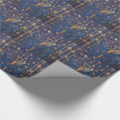 William Morris Woodpecker Tapestry Arts & Crafts Cadeaupapier (Hoek)