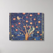 William Morris Woodpecker Tapestry Arts & Crafts Canvas Afdruk (Voorkant)