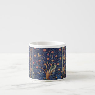 William Morris Woodpecker Tapestry Arts & Crafts Espresso Kop