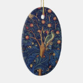 William Morris Woodpecker Tapestry Arts & Crafts Keramisch Ornament (Rechts)