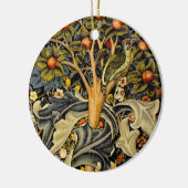 William Morris Woodpecker Tapestry Arts & Crafts Keramisch Ornament (Links)