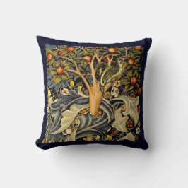 William Morris Woodpecker Tapestry Arts & Crafts Kussen